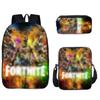 Mochila Anime Desenho Animado Mais Vendida Transfronteiriça Mochila Escolar Conjunto de Três Peças Mochila Escolar Estudante Bolsa de Ombro Estojo de Lápis Drop Shipping