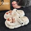 Zuecos Lindos de Niña Zuecos de Mujer 2025 Nuevos Populares de Verano Suela de Calabaza Sandalias Antideslizantes Zapatos de Mujer para Usar en Exteriores
