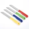Venta al por mayor de fábrica cuchillo para fruta de acero inoxidable color caramelo pelador de melón y fruta cuchillo para rebanar cuchillo para el hogar cuchillo de cocina