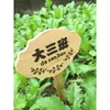 Etiquetas para Plantas de Madera Maciza Inserciones de Madera Señales de Advertencia Exteriores Marcadores Área de Plantación de Jardín de Infancia Consejos para Huerto Señales de Madera