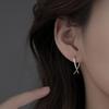 Aretes Línea Cruz, Aretes de Alta Gama, Aretes de Moda para Otoño e Invierno para Mujer