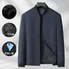 Nuevas Chaquetas Finas de Primavera para Hombres de Mediana Edad, Chaquetas Holgadas para Papá, Ropa Casual para Hombres de Mediana Edad y Mayores, para Hombres