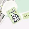 Porta Cartão de Panda Grande em ABS porta-cartão de estudante masculino e feminino fofo conjunto de certificados de cartas de jogo capa protetora comércio exterior Gola halter
