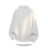 Sudadera de Marca de Diseñador de Moda 2026 Nuevo Estilo con Cremallera Diagonal para Hombres y Mujeres, Camisa Base de Ajuste Delgado de Primavera, Top Estilo Old Money