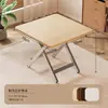 Mesa pequeña, mesa plegable, mesa de comedor para uso doméstico, mesa redonda sencilla para viviendas de alquiler, mesa portátil para exteriores para instalar puestos y comer