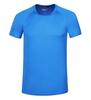 Camiseta de manga curta com gola redonda e secagem rápida com faixa refletiva, roupas de grupo, roupas de trabalho, roupas de classe, cor sólida, tudo combinando, casual, logotipo para impressão