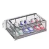 Solución de almacenamiento de zapatos: caja de zapatos transparente, ahorra espacio, zapatero a prueba de polvo, caja de almacenamiento plegable para botas, zapatero para debajo de la cama