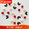Decoração de Natal Personalizada em Atacado Bolas de Lã Feltro Pingentes para Árvore de Natal Decoração de Natal Penduricalhos para Vitrines e Shoppings