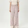 Novas calças de pijama térmicas femininas de outono, tecido escovado dupla face, adequadas para usar ao ar livre, estampa de desenho animado, calças de casa, calças compridas casuais