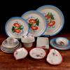 Milamina Internet Comercial Celebrado Restaurante de Hot Pot Estilo Vintage Vajilla Nostálgica Malatang Maocai Plato Grande Tazón Retro
