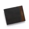 Nueva cartera de negocios corta para hombre, moda, costura simple con monedero de hojas sueltas, monedero, fabricantes, venta al por mayor