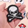 Parches Bordados para Computadora al por Mayor, Parches Bordados de Calavera Lindos, Parches Decorativos para Ropa Estilo Punk, Parches de Bandera Pirata
