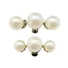 Accesorios para Zapatos de Tacón Alto de Mujer, Hebilla de Clip Multifuncional Desmontable Superior, Hebilla de Perla, Aleación Cristal Perla Transfronteriza