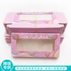 Nueva caja de ventana caja de embalaje de pestañas postizas caja de color con impresión láser personalizada cartón plegable caja para un par de pestañas