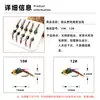 BLF407 Pheasant-tailed Nymphs de Cabeza de Bronce Pesca con Mosca Micro-objeto Luya Pesca en Arroyo Ninfas Sumergidas Anzuelo de Pesca con Mosca