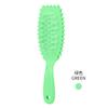 Cepillo para Champú Trenzado de Mango Largo, Peine Elástico para Cabello Rizado, Peine Suave, Cepillo de Masaje para Cuero Cabelludo de Limpieza del Hogar, Cepillo para Champú