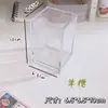 Essenciais para dormitório: Caixa de armazenamento de mesa fofa de grande capacidade, porta-canetas acrílico estilo gaveta para mesa de estudante