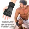 Protecciones de Palma para Levantamiento de Pesas Deportivas de Medio Dedo sin Dorso Silicona Antideslizantes Resistentes al Desgaste Protectores de Palma Guantes de Entrenamiento Protectores de Compresión