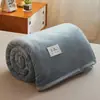 Manta estilo Muji, veludo de leite espessado Classe A, manta de pelúcia de alta qualidade, manta para sofá de escritório, cobertor quente para uma pessoa