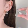 Gorro de Dos Usos Pendientes Colgantes de Perlas para Mujer 2025 Nuevo Estilo Caliente Gama Alta Sencillo Versátil Hebilla de Oreja Joyería para Orejas