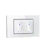 Tipo 118 Diseño de Vidrio Templado Tecla de Piano Blanca Enchufe de Interruptor 16/20A Enchufe Universal Estándar Americano, Británico y Europeo