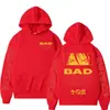 Sudadera con capucha Merch de la gira DYFL NA 2026 de la banda Bad Omen Sudadera Gótica Harajuku para Hombre