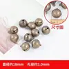 Embrion de sino de cobre aberto retrô joia diy Acessórios de sino Pingente de sino para pet de Natal em estoque atacado