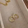 Pendientes de perla de círculo simple 2022 nuevos de moda elegantes de alta calidad pendientes de lujo ligero pendientes de verano para mujer pendientes