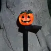Lámpara Solar para Césped de Halloween Transfronteriza Impermeable para Exteriores Lámpara de Jardín de Suelo Accesorios de Decoración de Calavera Atmósfera de Patio