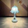 Abajur Pequeno para Quarto Luminária de Mesa para Dormitório Luminária de Cabeceira Lâmpada Eletrônica de Plástico Luminária de Mesa Marroquina Mini Abajur Pequeno Enfeites