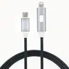 Cable de Datos con Luz LED Hueca de Colores 120W Carga Súper Rápida Adecuado para Apple Tipo-C Cable de Carga Fuente de Fábrica
