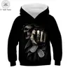 Venta directa de fábrica comercio exterior 2020 nuevo ropa infantil estampado digital cuello redondo con capucha suéter casual ropa infantil suéter con capucha