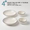 Platos Minimalistas de Color Bajo Esmalte, Vajilla Cerámica de Alto Valor, Platos para Uso Doméstico, Platos Hondos para Cena de Alta Gama, Platos Hondos, Juego de Tazón y Plato