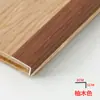 Tiras Adhesivas de PVC para Bordes de Piso de Madera, Tiras de Umbral, Tiras de Cierre de Ángulo Recto Grandes en Forma de 7, Tiras de Borde para Armarios
