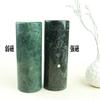 Taza de agua de piedra rey de medicina natural jade negro verde jade serpentina magnética jade taza de té de jade venta al por mayor caja de regalo soporte generación