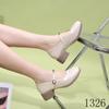 Zapatos Nuevos de Mujer con Cuña, Zapatos de Plataforma de Boca Baja, Plataformas Impermeables de Suela Gruesa, Zapatos de Madre con Hebilla de Suela Suave de Talla Grande