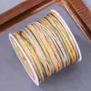 Boting No. 72, estilo chino, teñido en degradado, hilo de jade colorido para pulseras, collares, colgantes y joyería hechos a mano