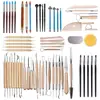 Herramientas de Cerámica Transfronterizas Set Multifuncional Palillo para Píldoras Punto Perforador Bolígrafo de Indentación Escultura en Arcilla Blanda Talla Herramientas de Arcilla DIY