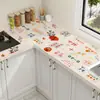 Pegatinas a Prueba de Aceite para Cocina Dibujos Animados Pared Ignífugas Impermeables Resistentes a Altas Temperaturas Película para Estufa Autoadhesiva Gabinete Encimera Prueba de Humedad