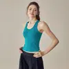 Chaleco de Yoga DC con Forma de I con Almohadilla en el Pecho para Mujer Push-Up a Prueba de Impactos Sujetador para Correr Yoga Entrenamiento Fitness Lencería Sujetador