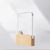 Trofeo de Cristal Creativo Hecho a Medida Decoración de Premio para Reunión Anual Estilo Nórdico Placa de Vidrio Regalo de Empresa Premio Grabado