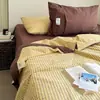 Colcha de Verano de Algodón Lavado, No Necesita Funda, Adecuada para Dormitorios de Estudiantes en Verano, Lavable a Máquina, Colcha de Verano Individual, Colcha Delgada