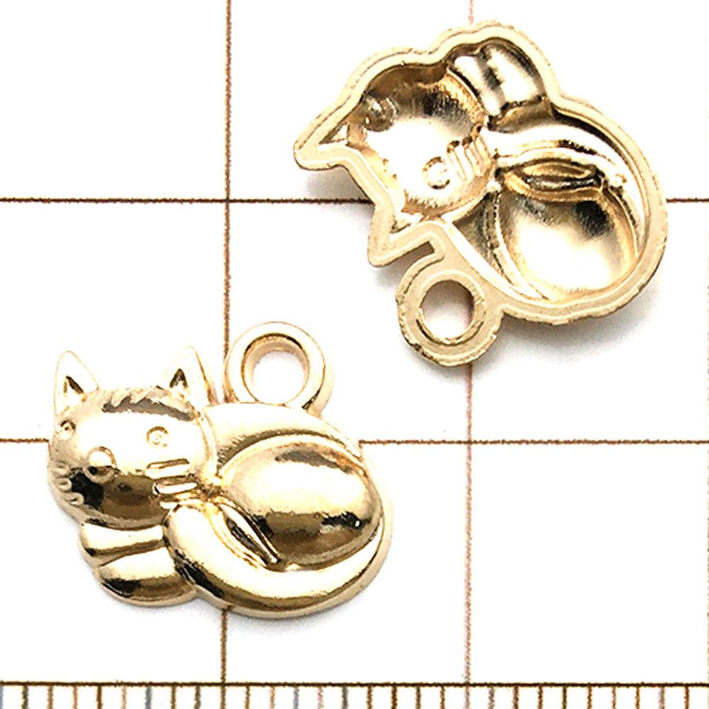 18282-kc金合金(蜷缩猫咪)15.5x12.5-0.j