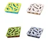 Juguete para Gatos Auto-Entretenimiento Gadget para Aliviar el Aburrimiento para Gatitos y Gatos, Laberinto Educativo, Caja de Fieltro Perforada, Bola con Campana para Gatos