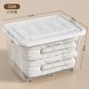 Caja de Almacenamiento Transparente Extra Grande Caja de Almacenamiento de Ropa para Dormitorio Juguetes Domésticos Escritorio Ropa Caja de Almacenamiento de Plástico Venta al por Mayor