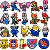 100 Juegos de Accesorios para Zapatos Croc Más Vendidos, Flores para Zapatos, Accesorios para Zapatos DIY, Hebillas Suaves de Goma PVC para Zapatos, Hebillas Decorativas para Crocs