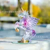 Suministro Transfronterizo de Artesanías de Cristal, Unicornios de Pie, Artículos de Halloween y Navidad, Adornos de Cristal para Sala de Estar y Vestíbulo