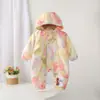 Ropa Súper Linda para Salir de Bebé Celebridad de Internet para Niñas, Mameluco de Otoño para Bebés Pequeños de Pocos Meses, Mono de Otoño, Chaqueta de Doble Capa