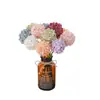 Encontrando Fabricante de Flores Artificiales de Hortensia de Viento Decoración del Hogar Ramo de Boda Pared de Flores de Rosa Flor Falsa Artesanía Estilo INS