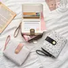 Billetera Casual Japonesa de Gatito para Mujer, Corta, Delgada, Compacta, Apilada, Billetera de Estudiante, Novedad 2025, Linda, de Nicho, Billetera para Monedas